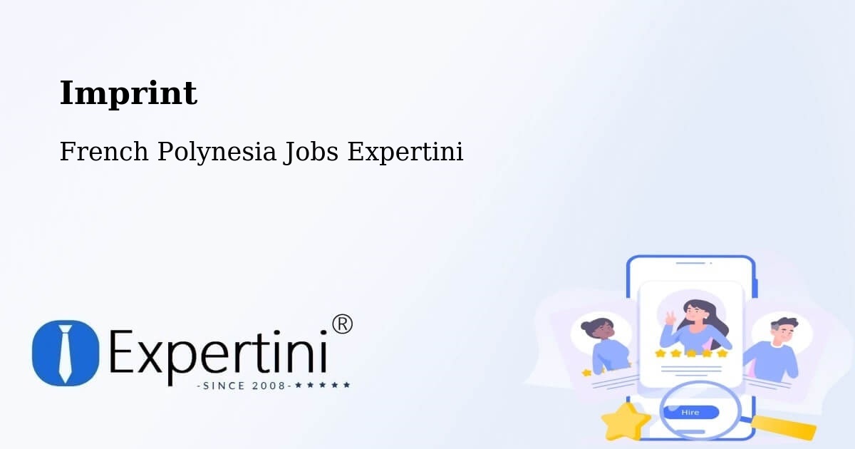 Imprint – Avae - French Polynesia Jobs Expertini