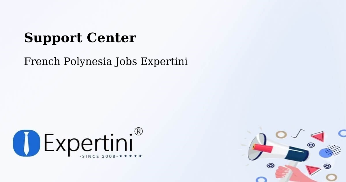 Support Services – Avae - French Polynesia Jobs Expertini