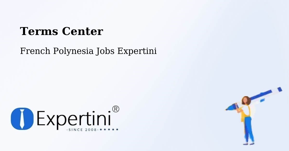 Terms of Service – Avae - French Polynesia Jobs Expertini